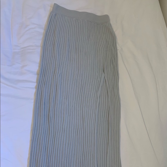 NWOT Wilfred Knit Slit Skirt- Grey - Picture 3 of 5